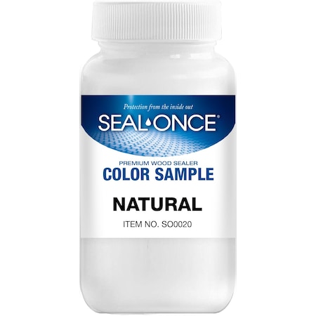 Seal-Once Pre-Mixed, 4 oz. Natural Color Sample SO0020